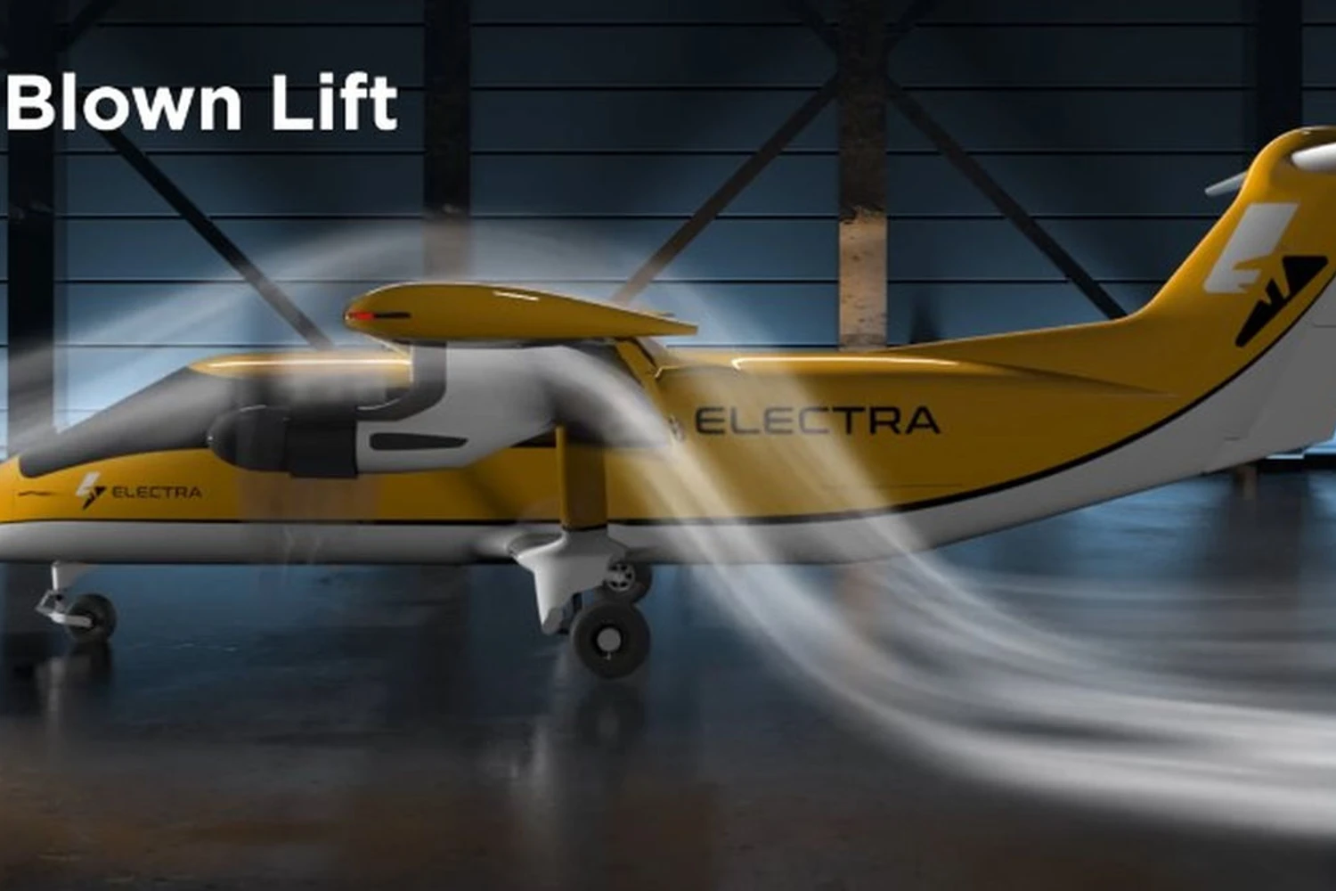 Os motores elétricos do Electra EL9 criam um fluxo de ar maior sobre as asas para aumentar a sustentação (divulgação)