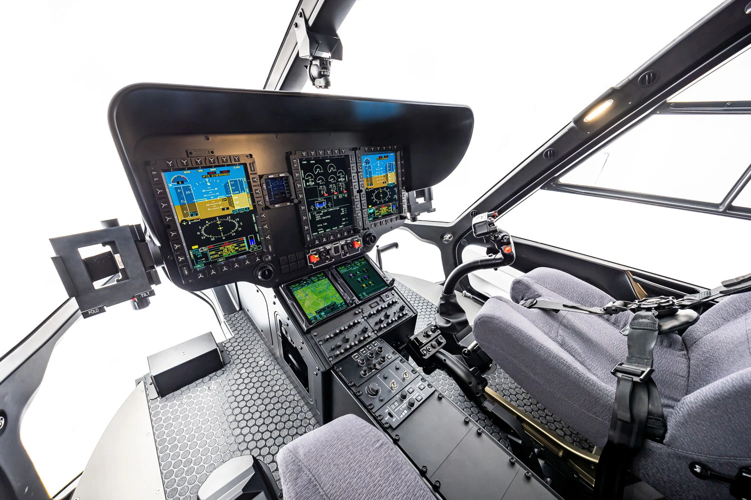 Painel de controle do H140 (Airbus)