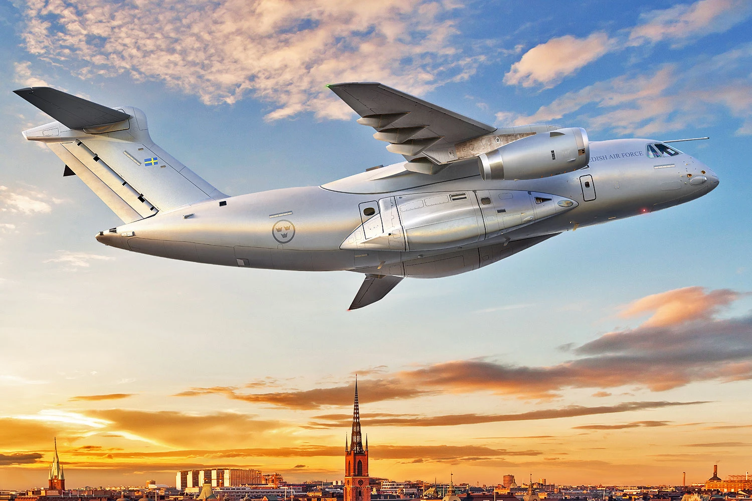 A Suécia terá quatro C-390 para substituir os C-130 (Embraer)