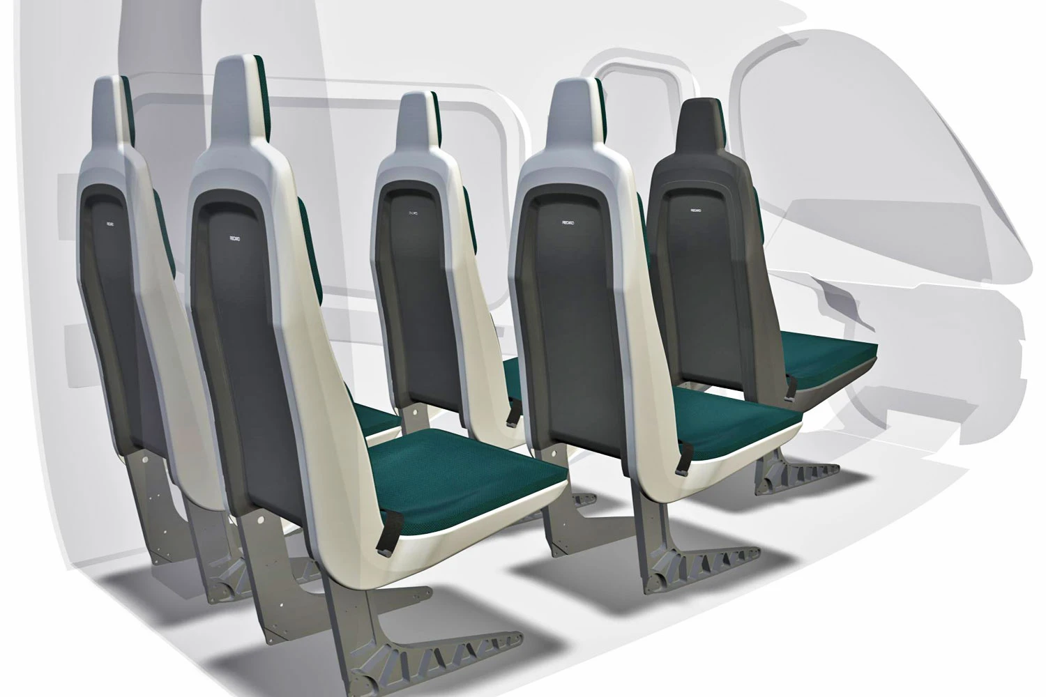 Aeronave elétrica da Embraer terá cinco assentos (Recaro)