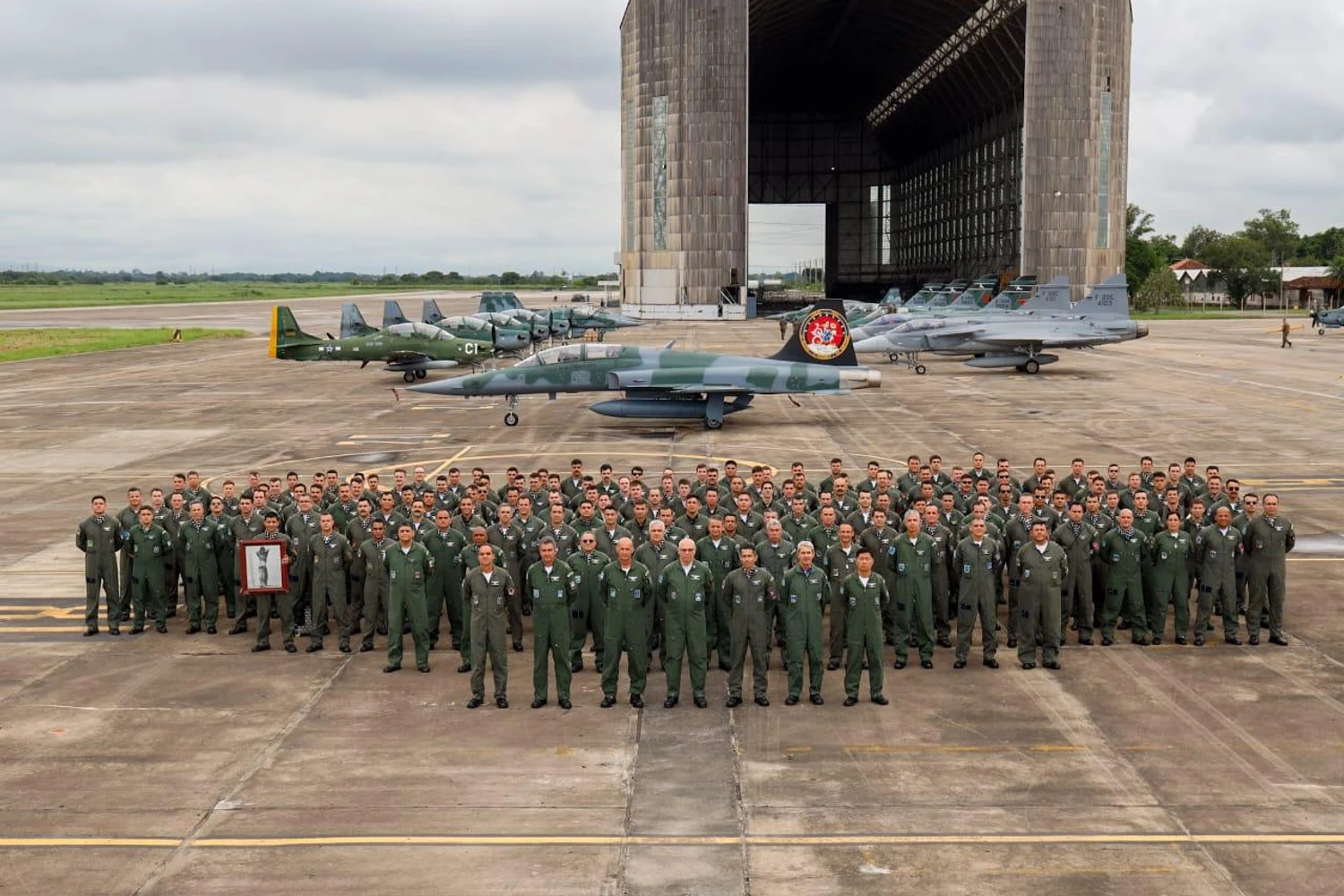 Dia da Aviação de Caça na Base Aérea de Santa Cruz, no Rio de Janeiro-RJ (Reprodução)