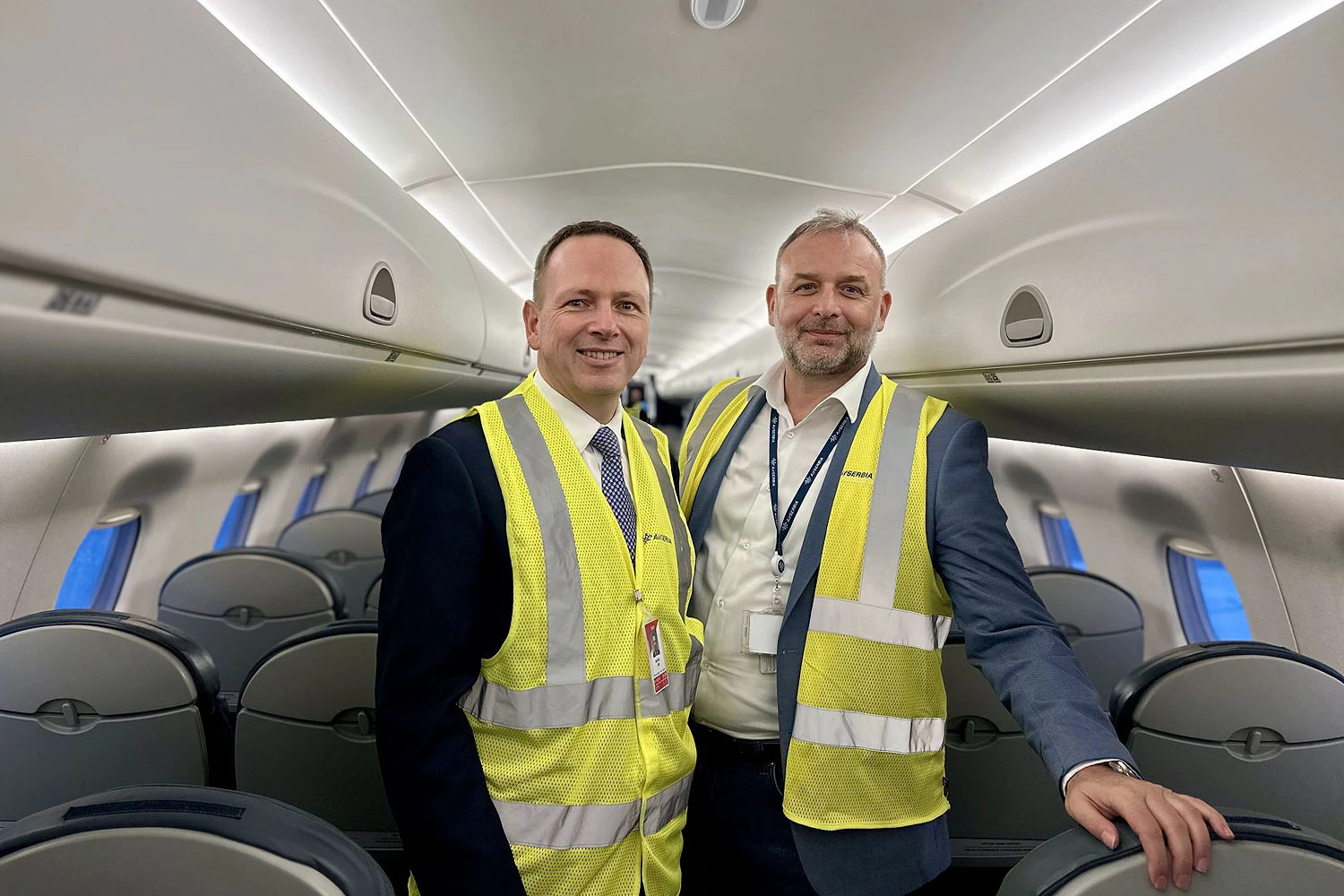 Jiri Marek, CEO da Air Serbia (esquerda (Air Serbia)