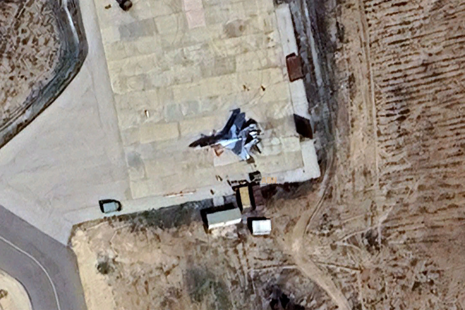 Primeiro caça Su-35 da Argélia é flagrado em imagem de satélite