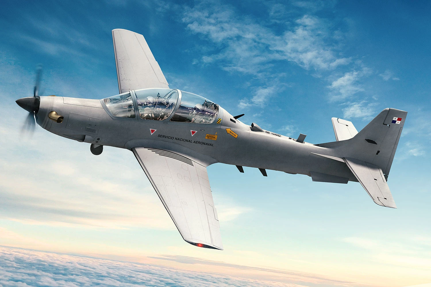 Embraer confirma seleção do A-29 Super Tucano pelo Panamá