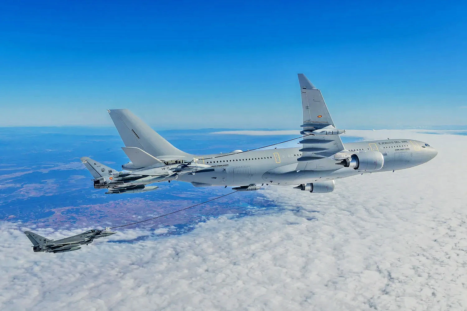 Força Aérea da Espanha avião-tanque que a FAB ainda não tem