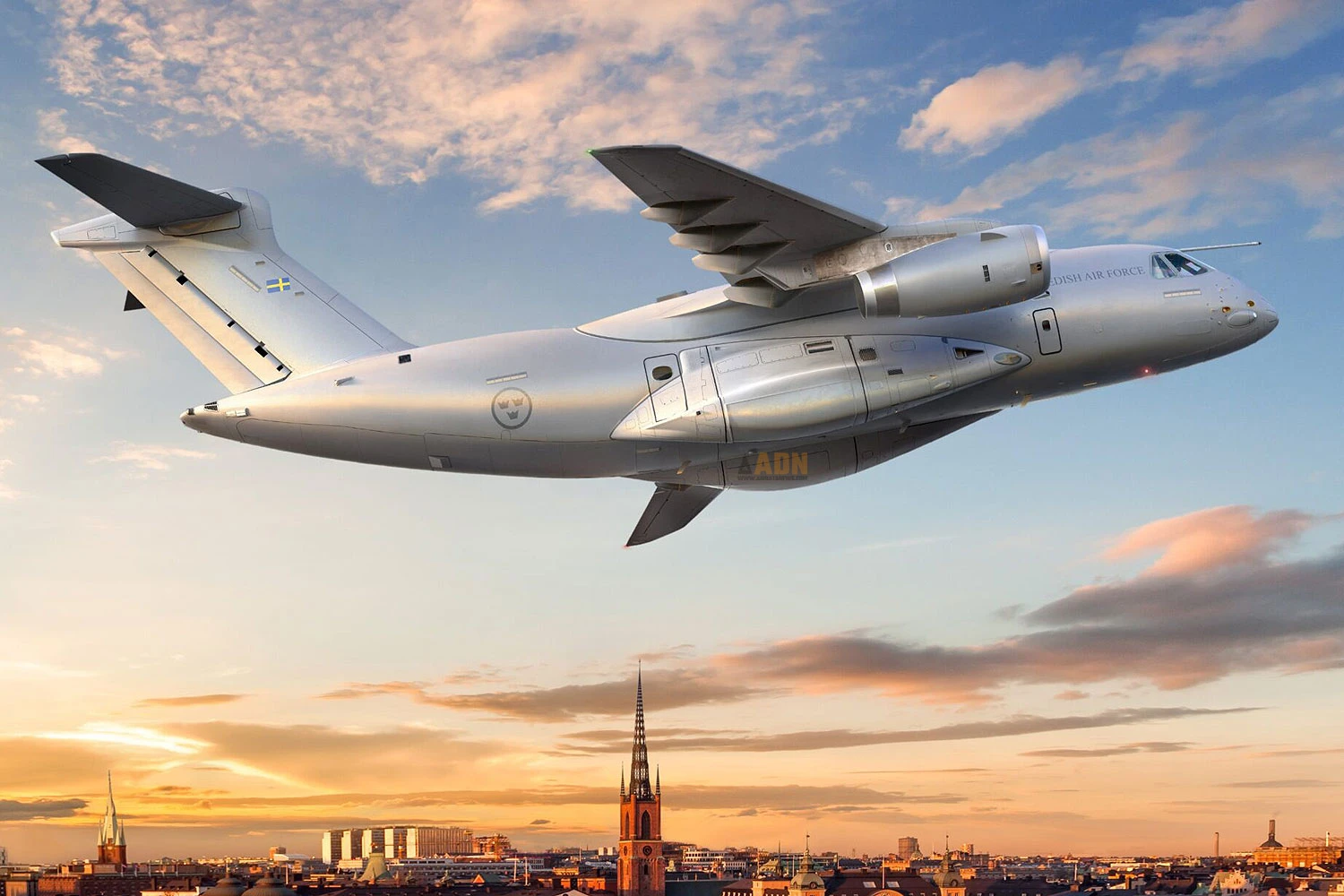 A Suécia receberá cinco C-390 (Embraer)