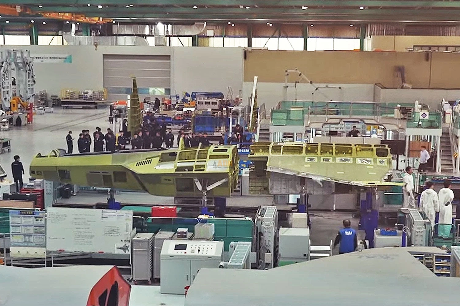 Caça KF-21 em produção na Coreia do Sul (DAPA)