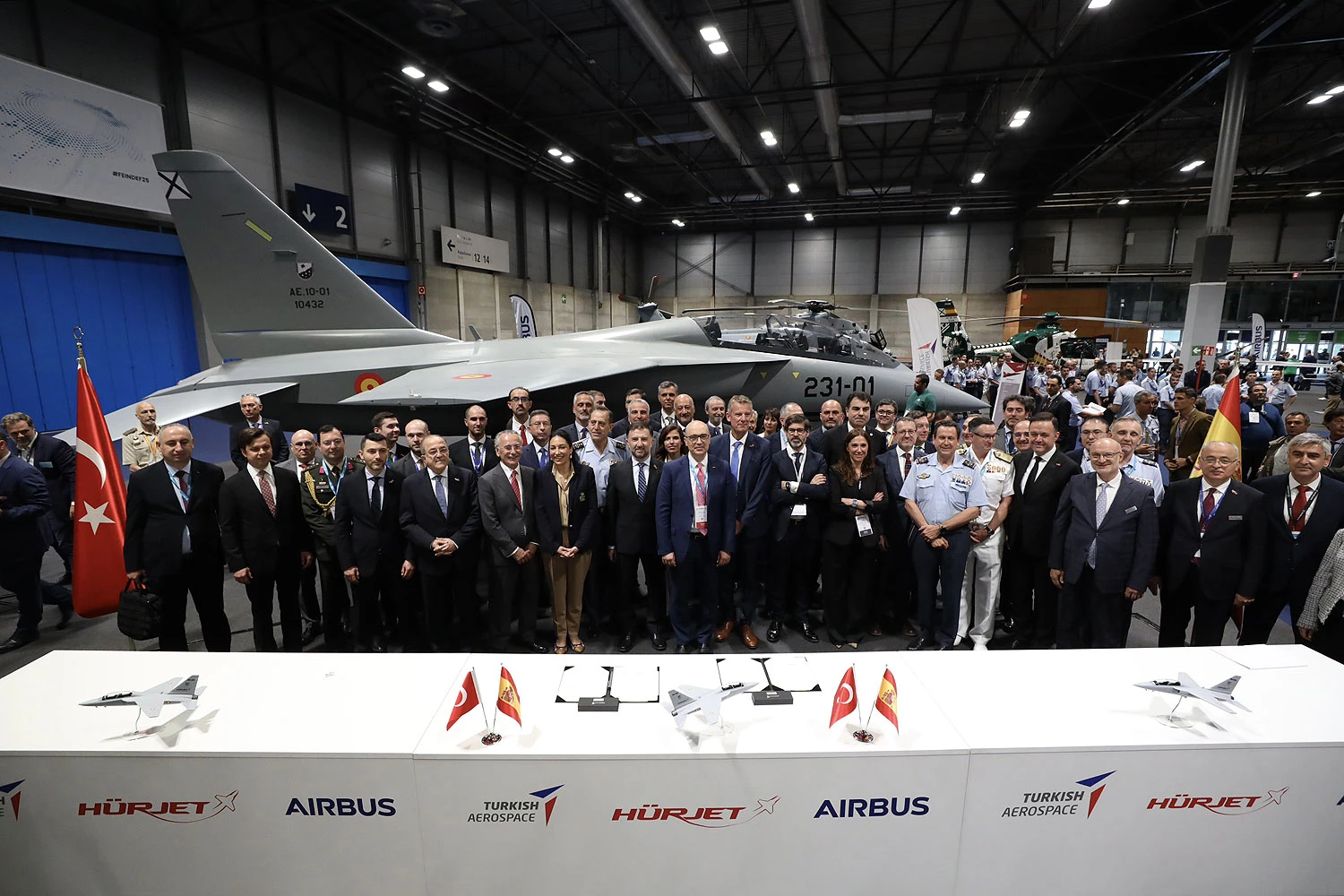 Airbus e Turkish Aerospace vão se unir para produzir o Hürjet para a Espanha