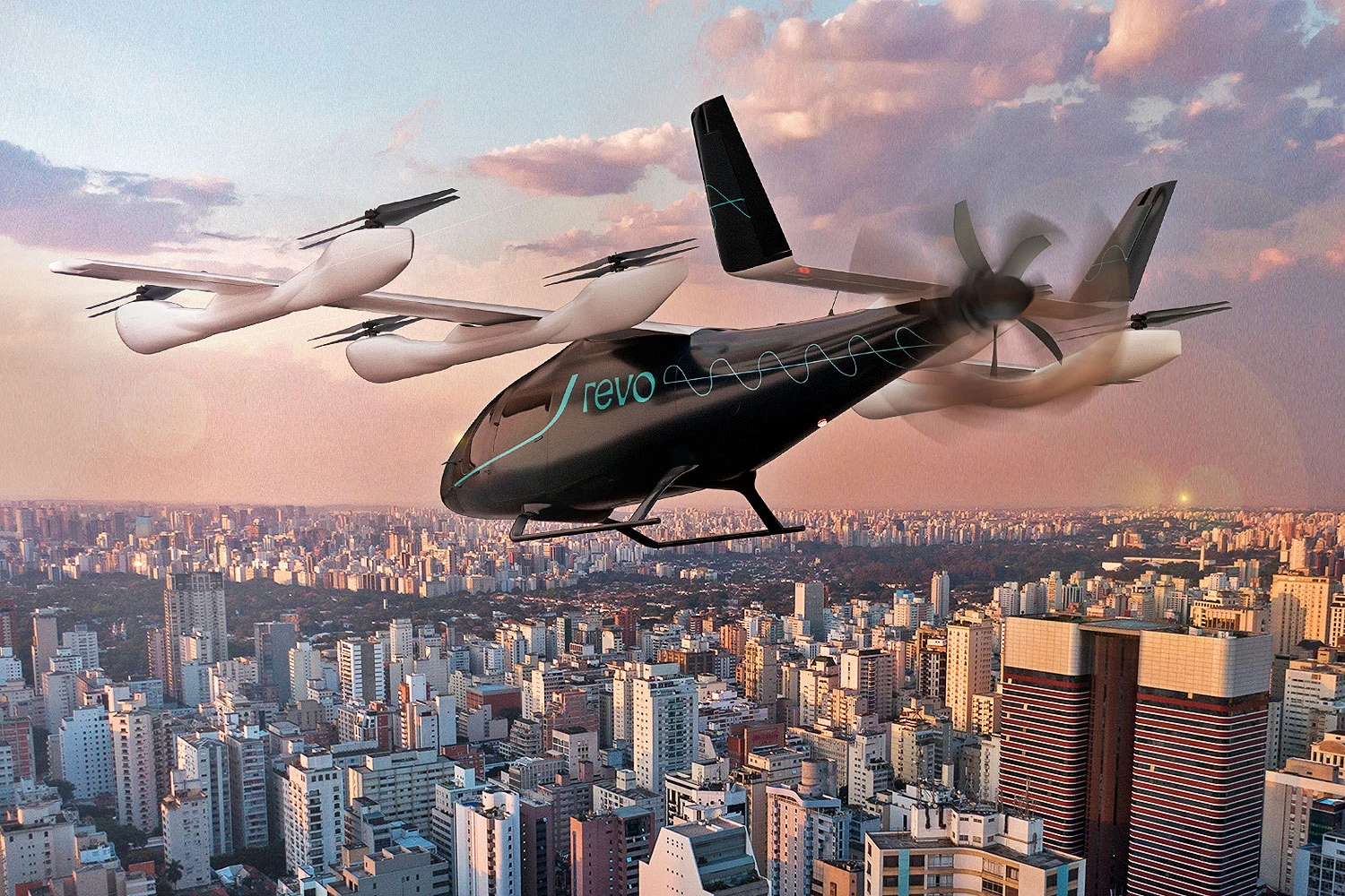 A Revo estreará o ‘carro voador’ da Embraer em São Paulo em 2027 (Eve)