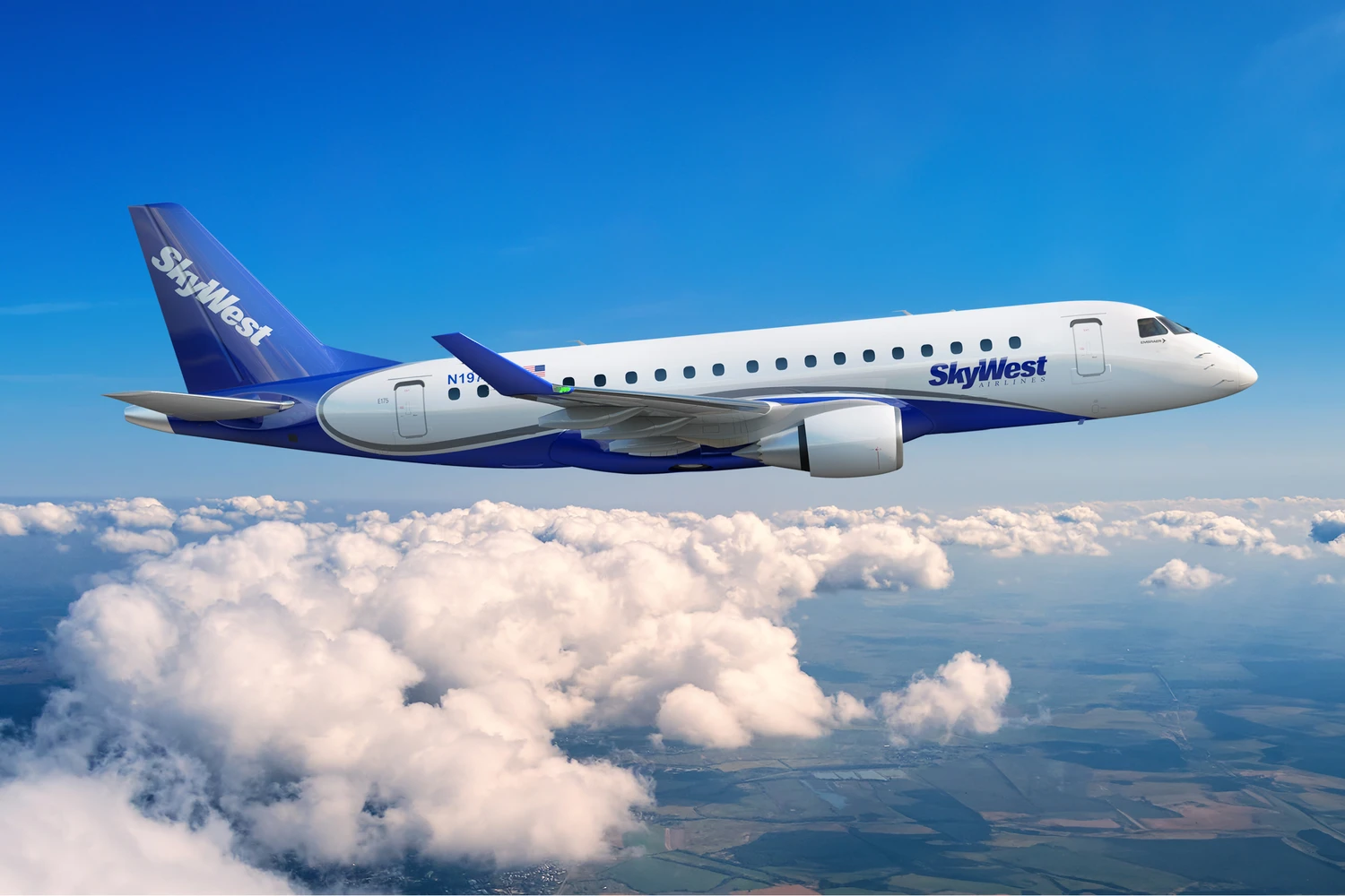 BNDES aprova financiamento de R$ 1,7 bilhão para financiar jatos E175 para a SkyWest