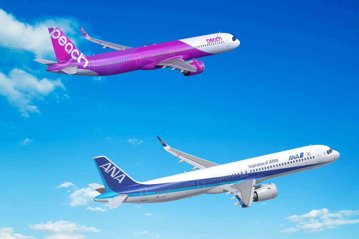 All Nippon e sua subsidiária Peach vão receber 27 A321neo (Airbus)