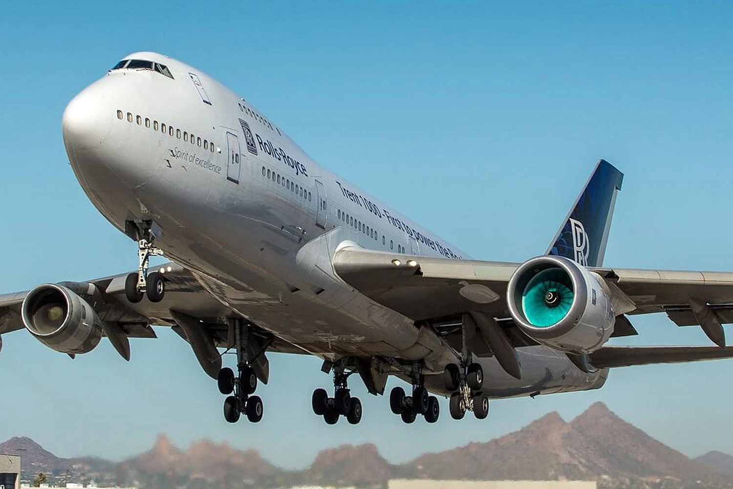 Novo motor UltraFan 30 deve ser testado no Boeing 747 da empresa (Rolls-Royce)