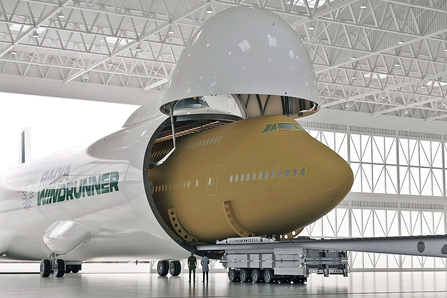 Cargueiro WindRunner poderá levar uma fuselagem de um Boeing 747 em seu interior (Radia)