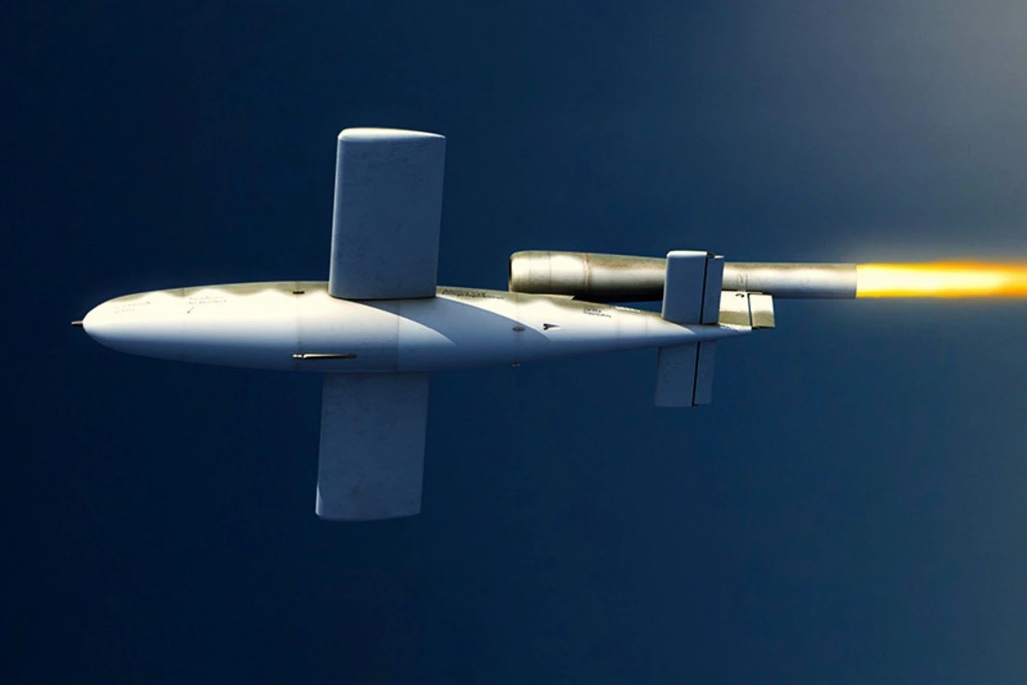 Arte mostrando como era a bomba voadora V-1 (RAF)