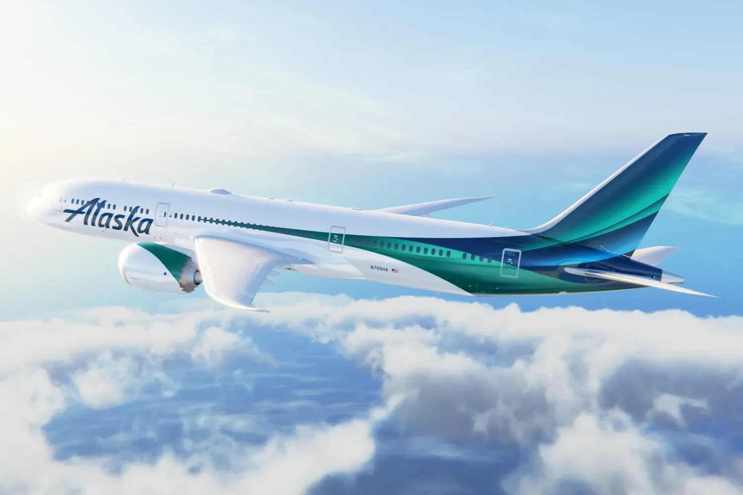 Alaska Airlines revela pintura sem esquimó e novos destinos na Europa