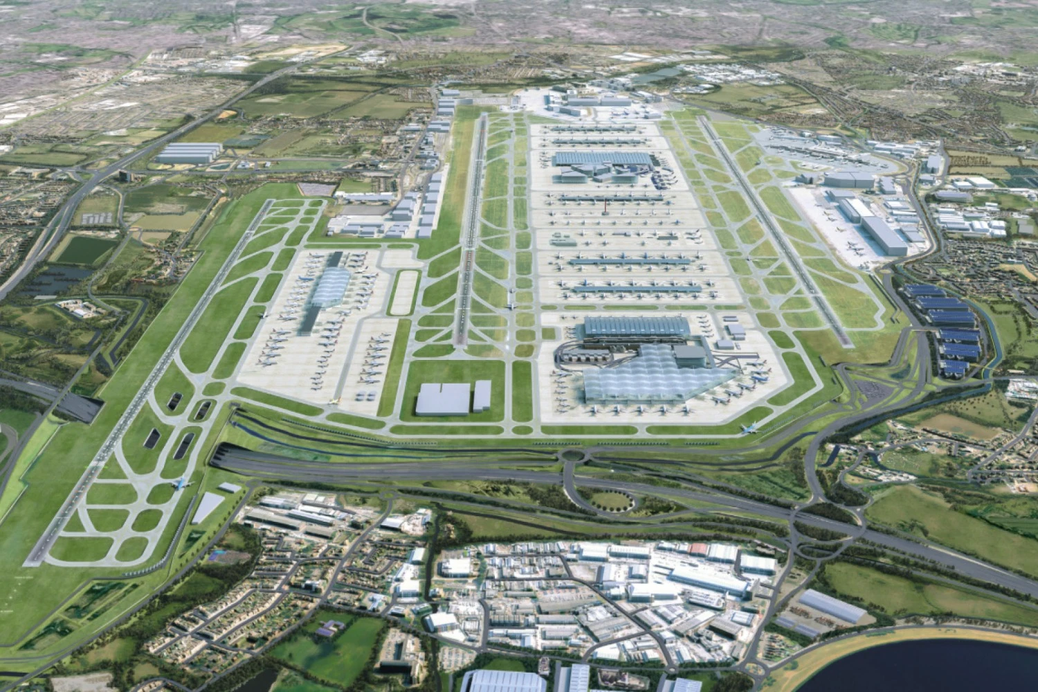Projeto de terceira pista do Aeroporto de Heathrow, em Londres, avança