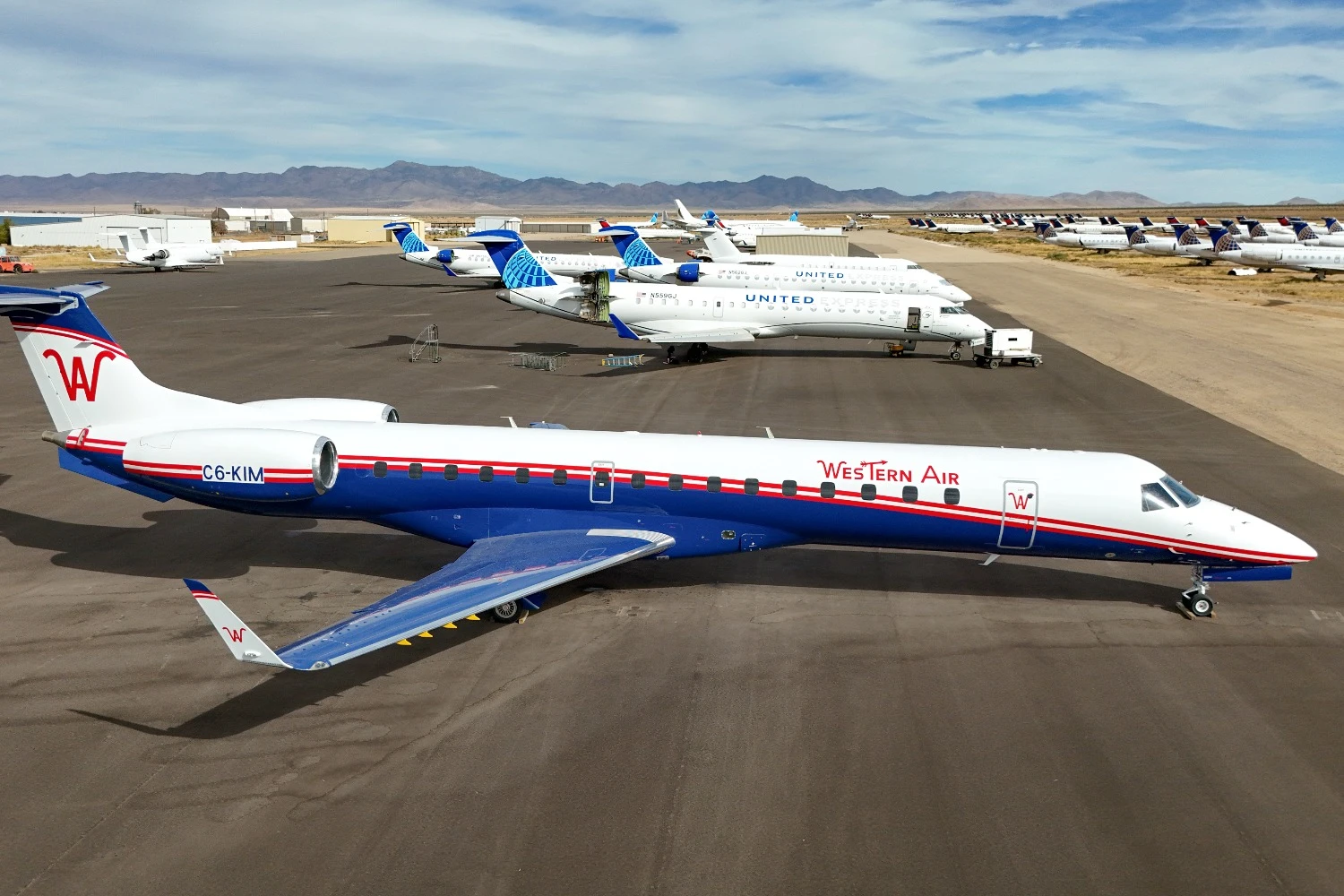A Western Air usa jatos ERJ 145 em voos a partir das Bahamas (Quintin Soloviev)