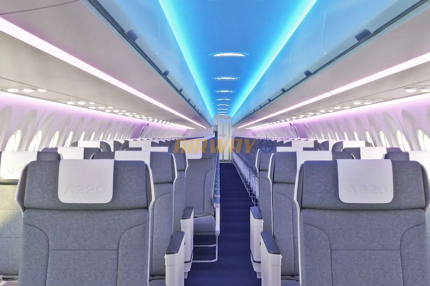 Cabine Airspace do A220 (Airbus)