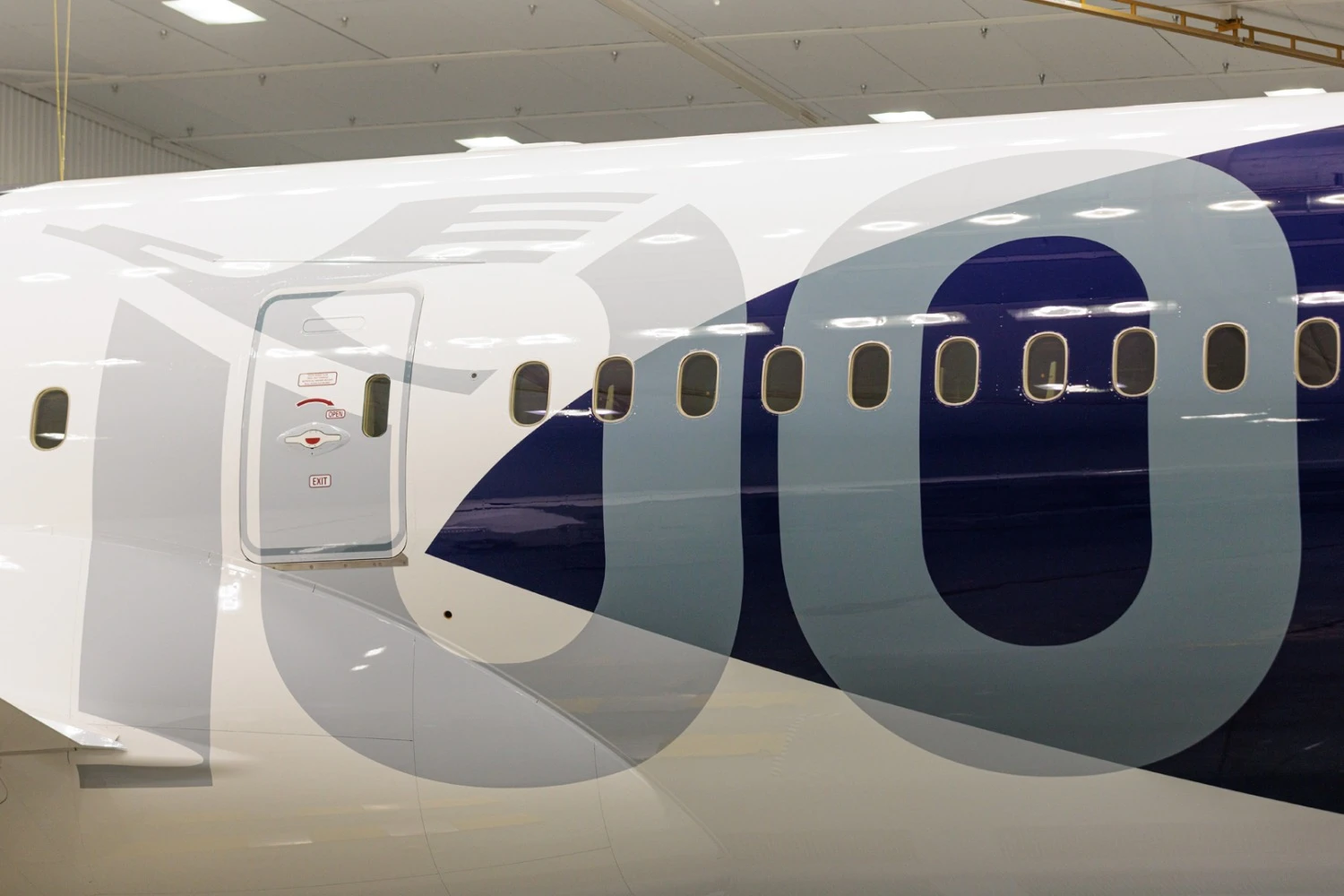 Boeing 787-9 da Lufthansa que celebra os 100 anos