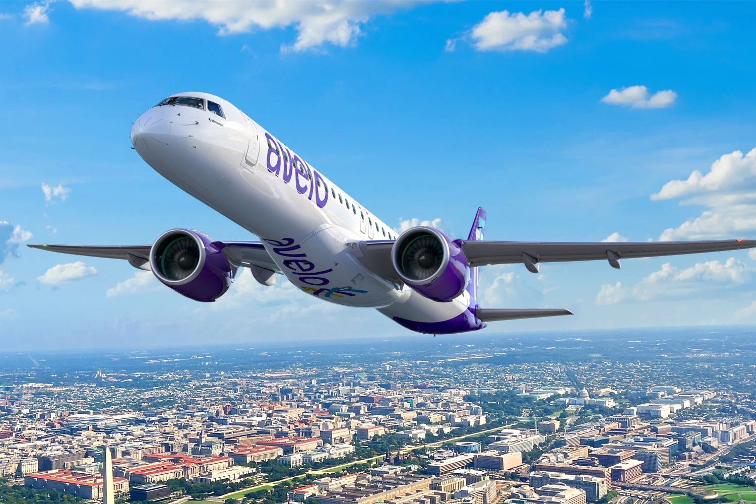 Primeira cliente dos EUA, Avelo adia entregas dos Embraer E195-E2 para 2028