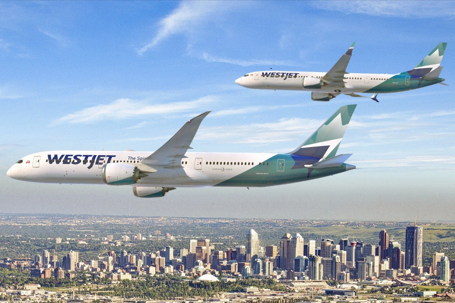 WestJet vai receber o primeiro MAX 10 do mundo – avião ao fundo (Boeing)