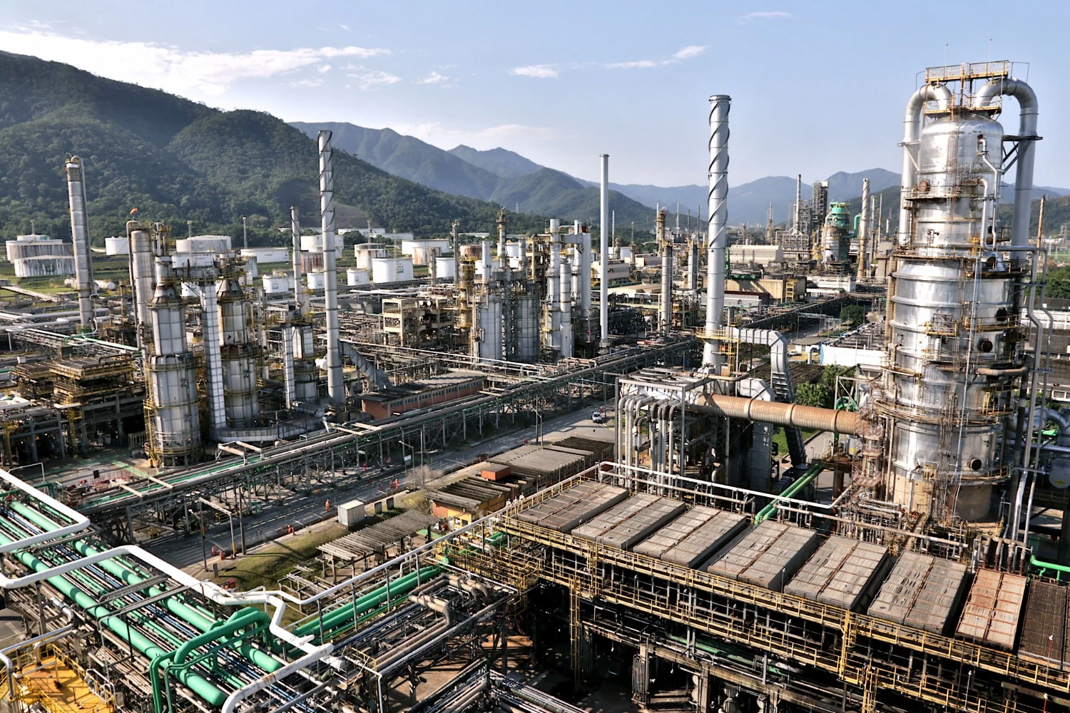 Refinaria Presidente Bernardes, em Cubat&atilde;o (Petrobras)