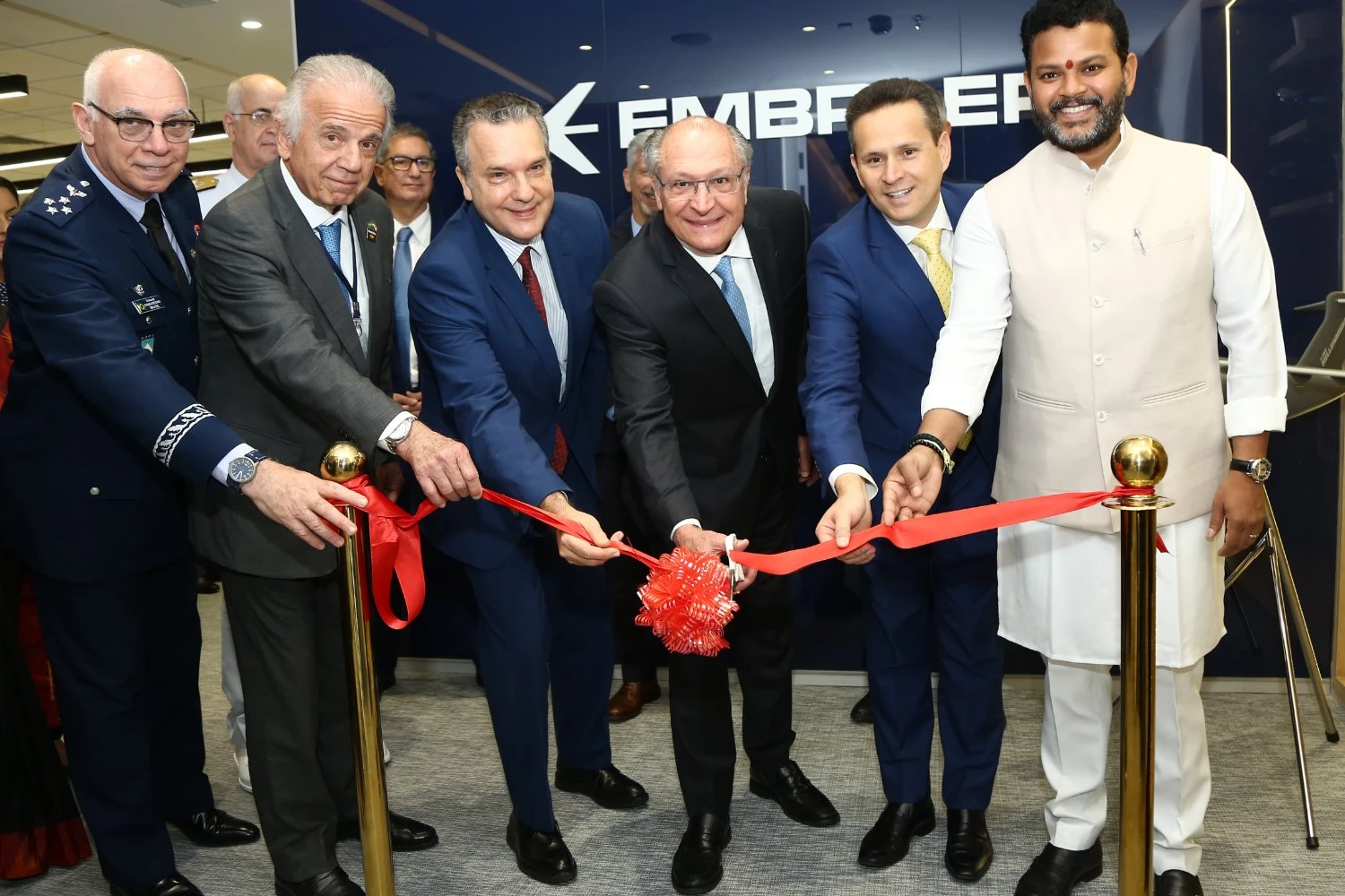 A abertura do escrit&oacute;rio na &Iacute;ndia contou com a presen&ccedil;a de autoridades e executivos de parceiros