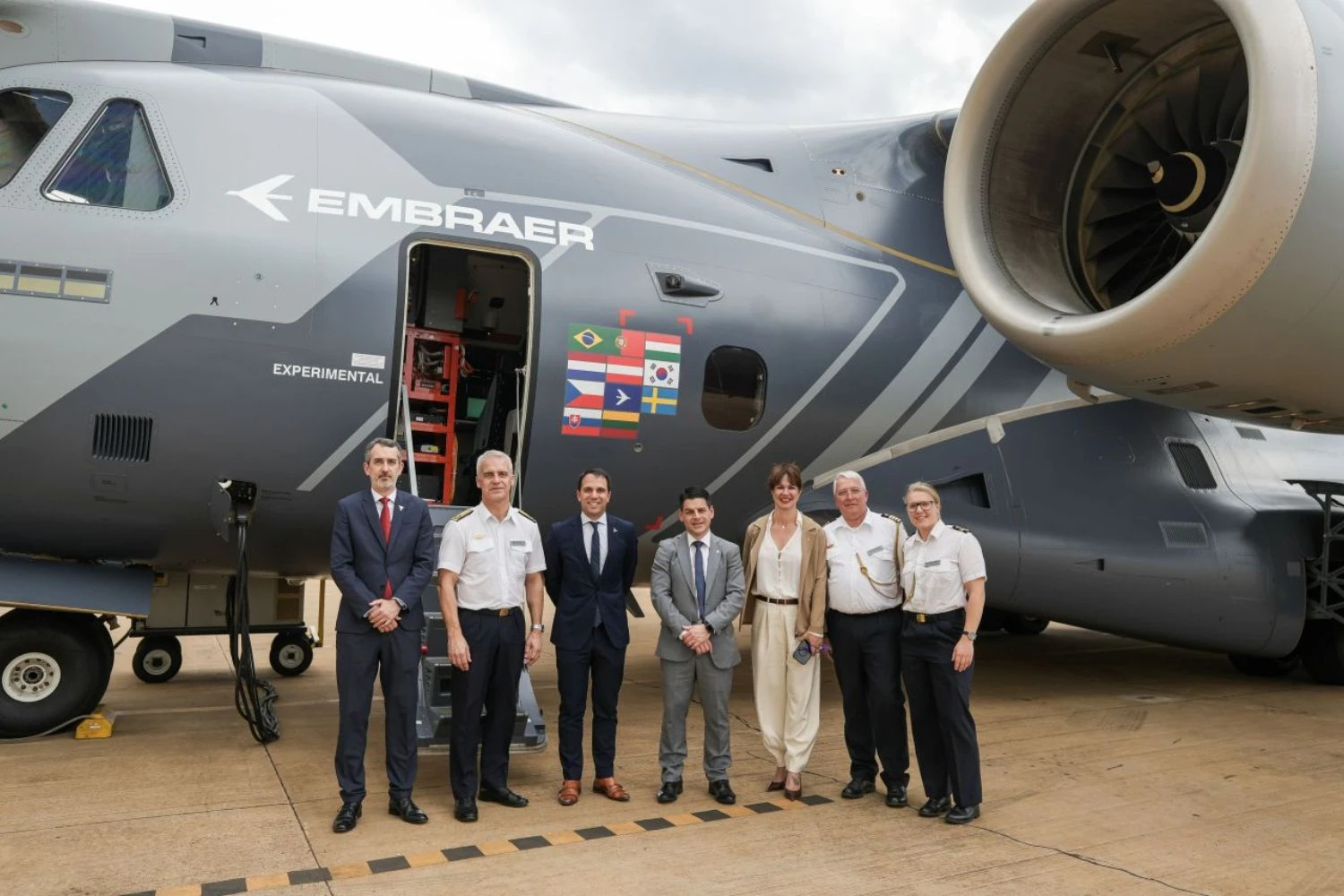 Aeronave de demonstra&ccedil;&atilde;o do C-390 (Embraer)
