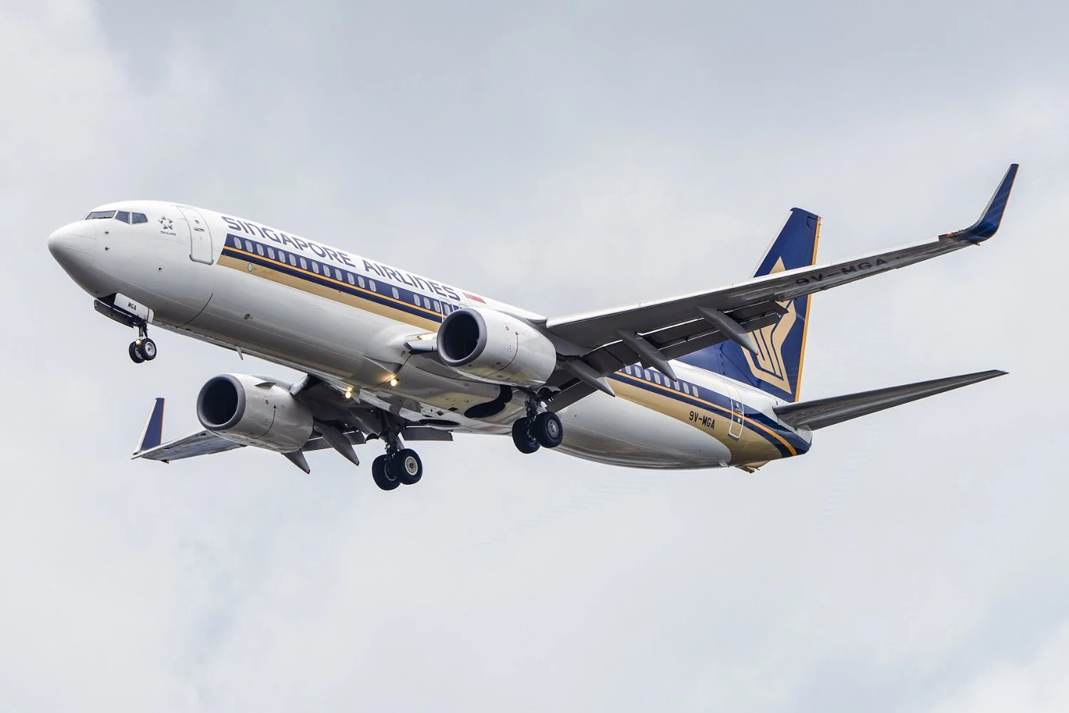 Singapore Airlines se despede do último Boeing 737-800