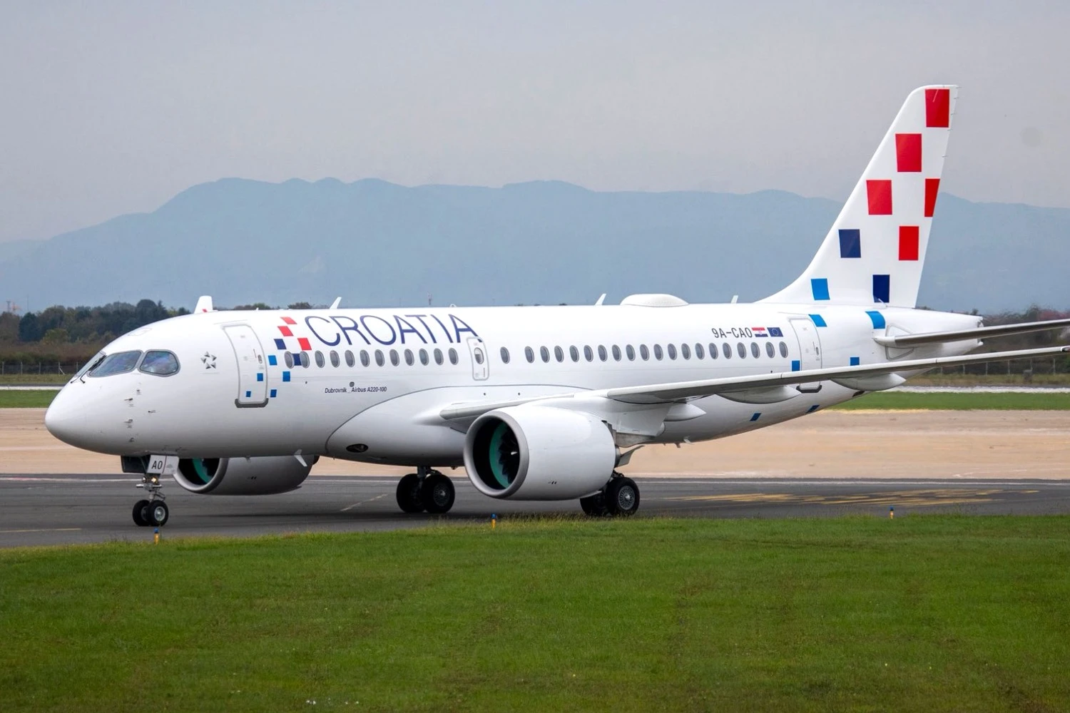 A220-100 da Croatia Airlines