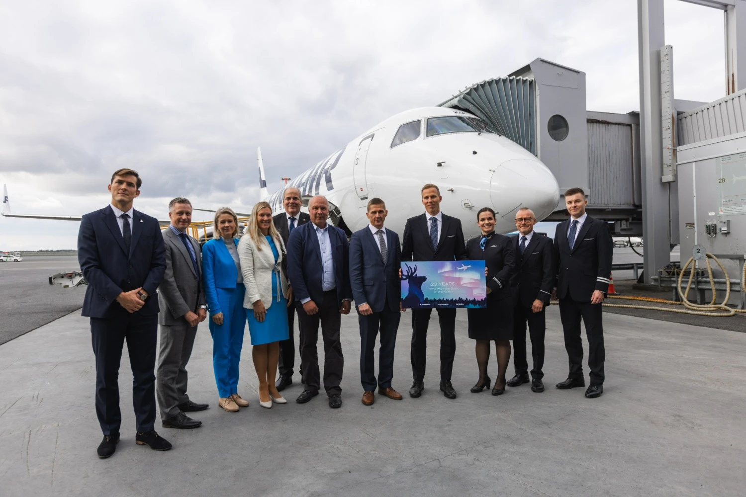 Embraer e a Finnair celebraram 20 anos de operação do E-Jet (Embraer)