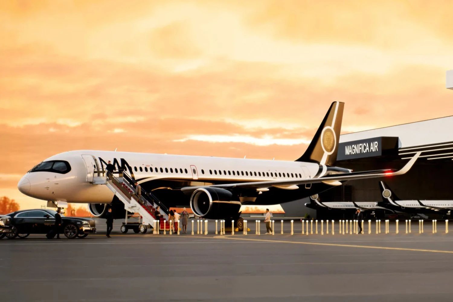 Nova companhia aérea de luxo, Magnifica Air vai voar com jatos A220 e A321 com apenas 54 lugares