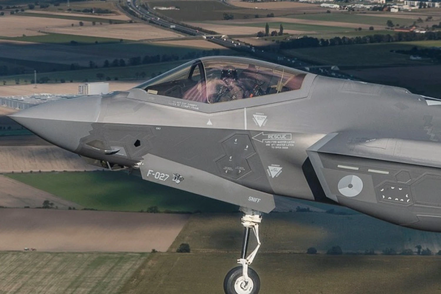 Caça F-35A holandês abateu drone russo após violação do espaço aéreo polonês
