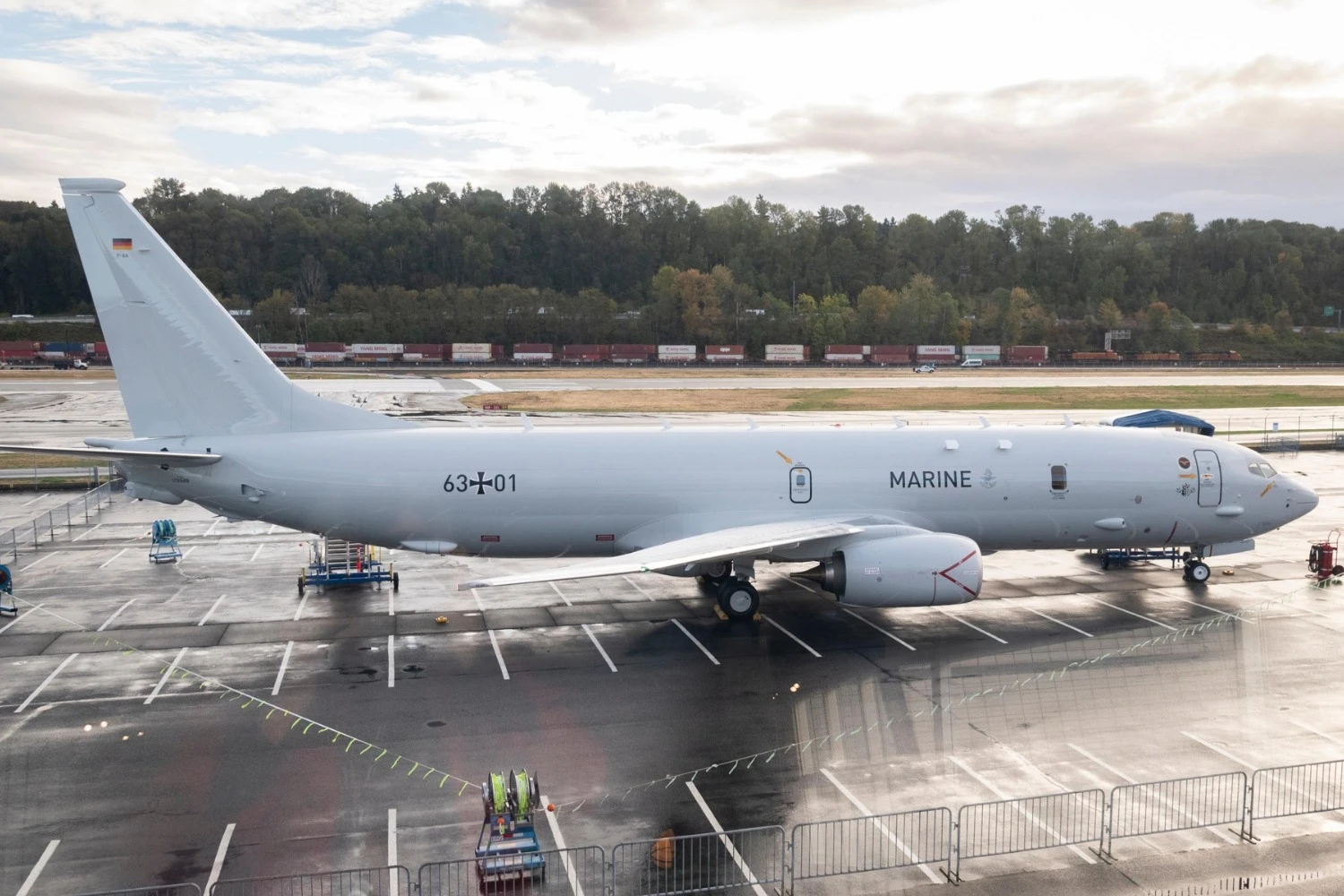 O primeiro P-8 Poseidon da Marinha da Alemanha (Boeing)