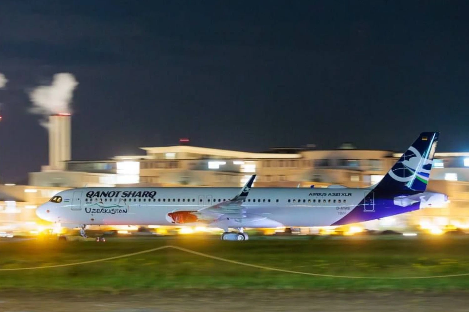 Qanot Sharq primeiro Airbus A321XLR
