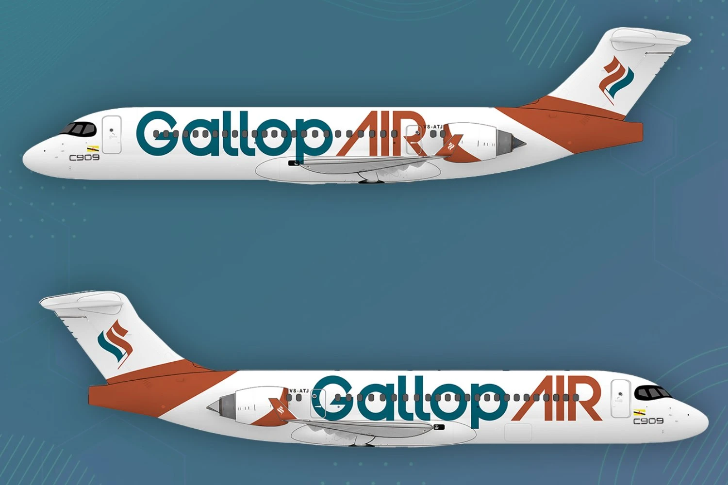 Renderiza&ccedil;&atilde;o do Gallop C909