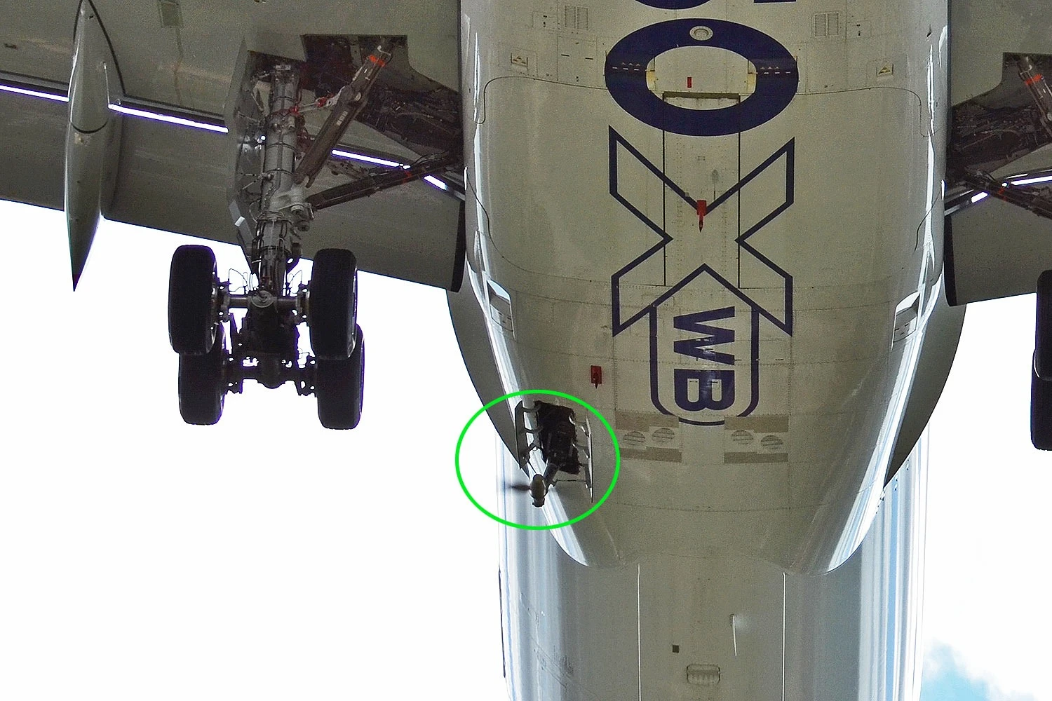 Turbina de Ar RAM em um Airbus A350 (Laurent Errera)