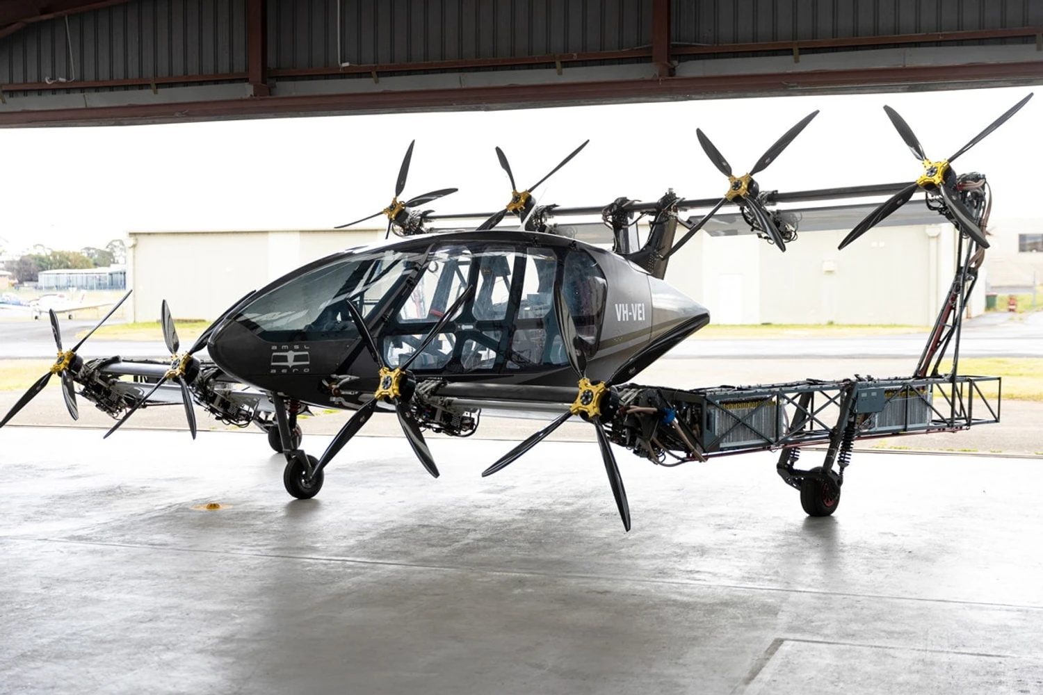 Vertiia é um eVTOL com hidrogênio e alcance planejado de 1.000 km (AMSL Aero)