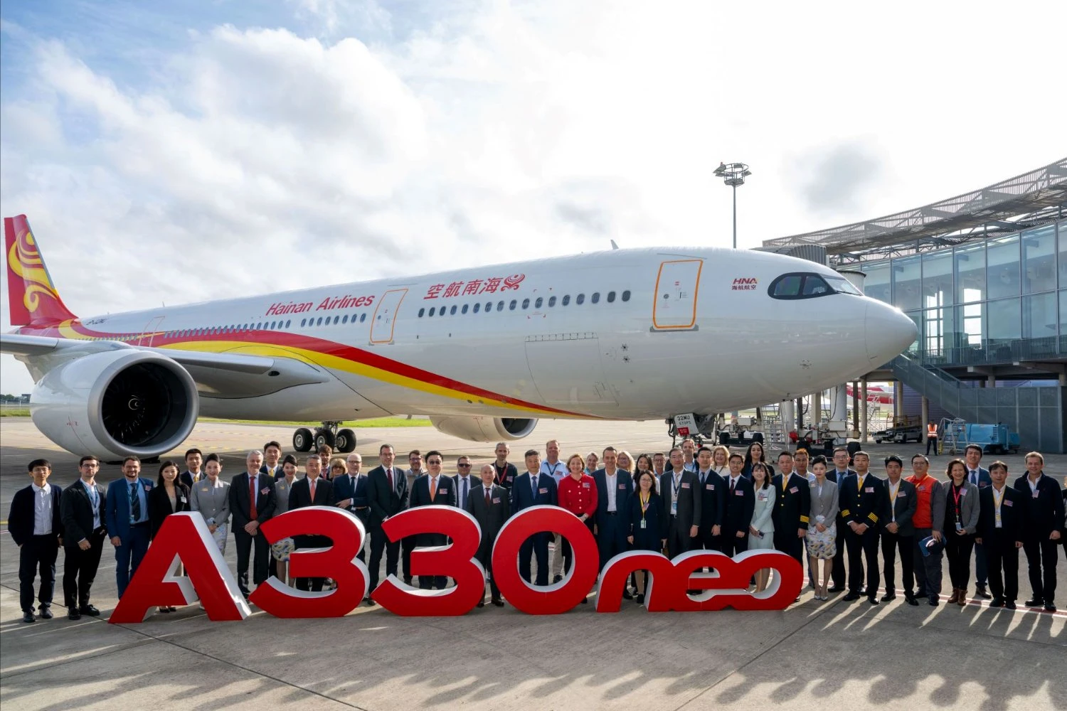 Hainan Airlines recebe o primeiro Airbus A330-900 da China