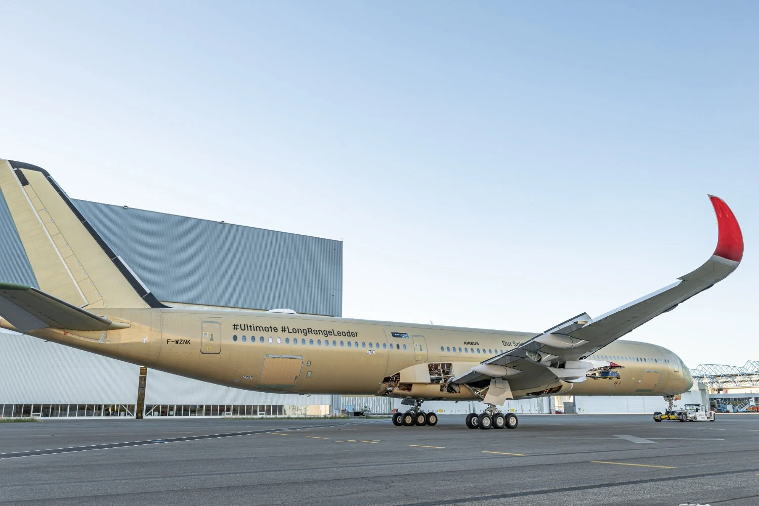 Jato A350-1000ULR do projeto Sunrise da Qantas já está na montagem final
