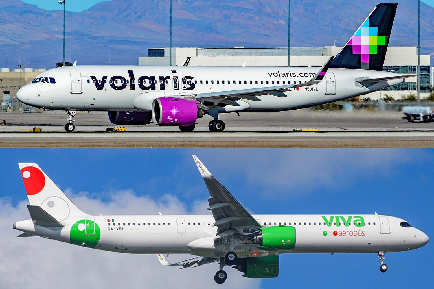 Mexicanas Volaris e Viva anunciam casamento para formar colosso aéreo