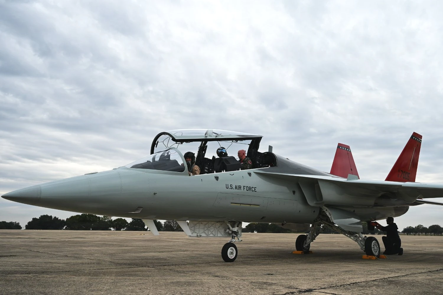 For&ccedil;a A&eacute;rea dos EUA T-7A Red Hawk