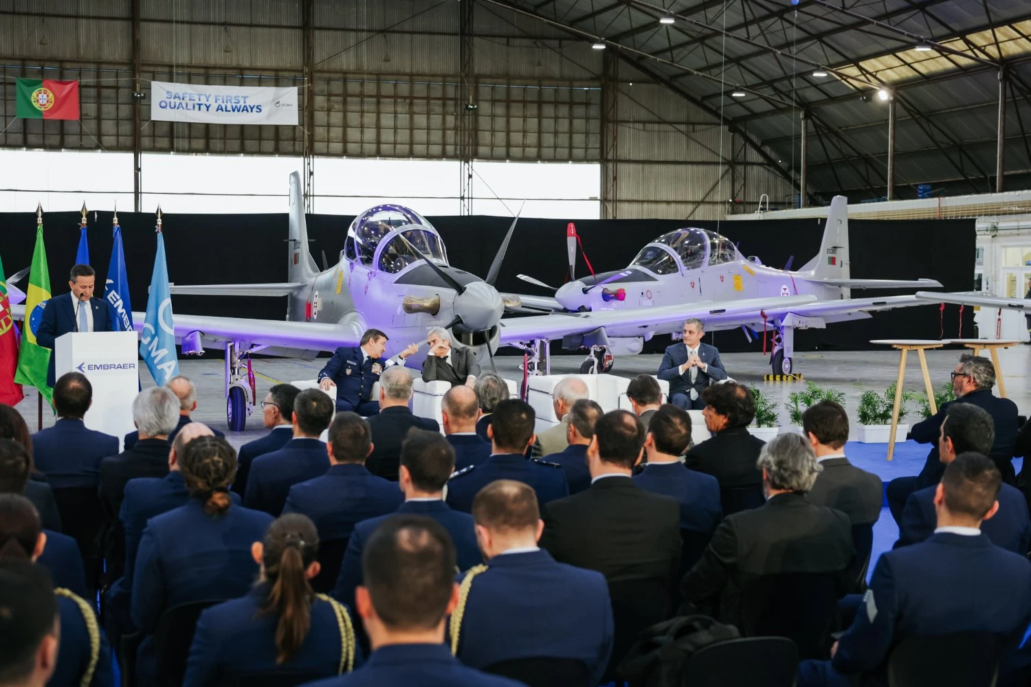 Portugal recebe os cinco primeiros A-29N Super Tucano e pode produzir avião da Embraer