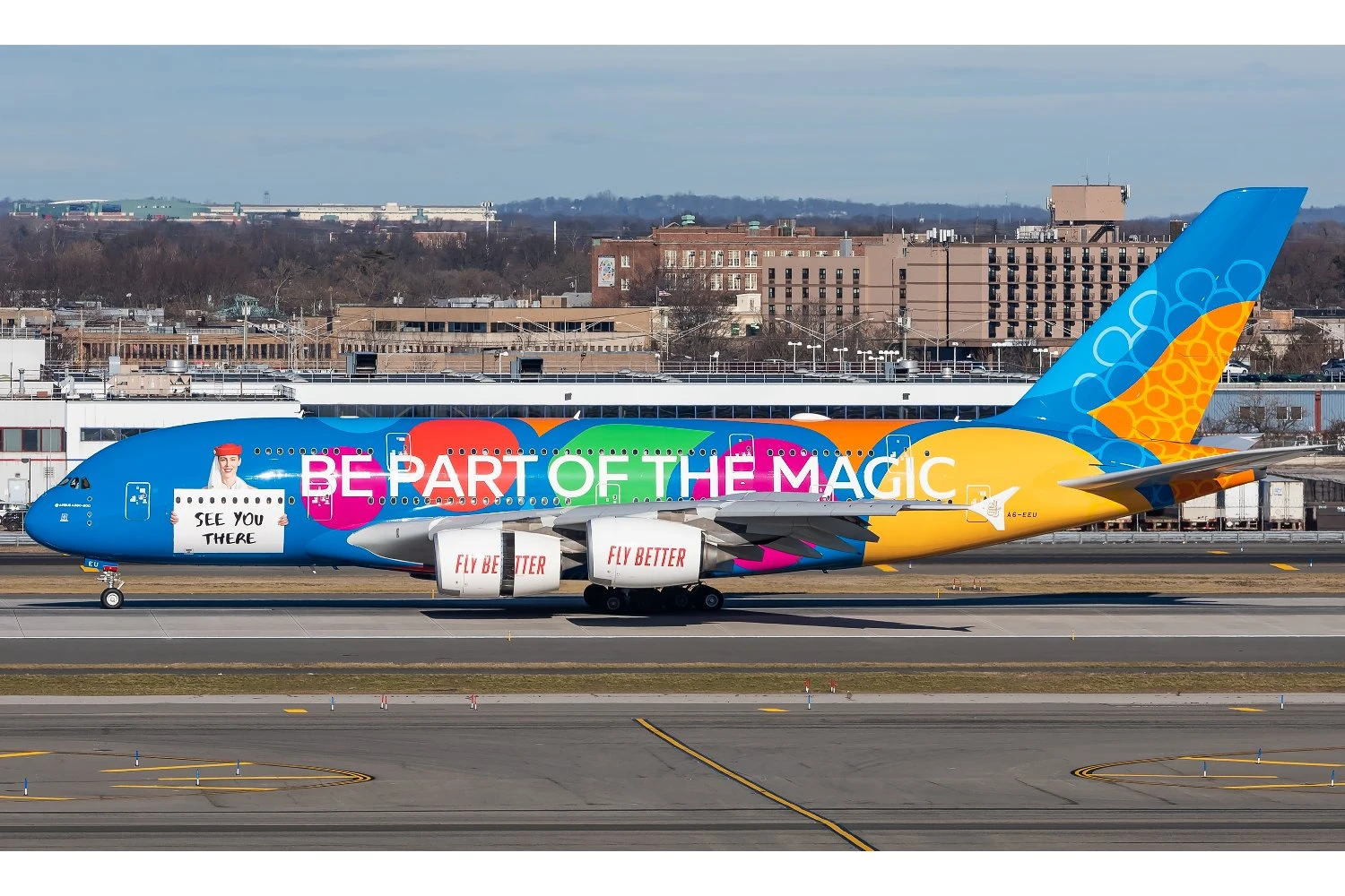 Emirates A380 com pintura especial &ldquo;Destination Dubai&rdquo;