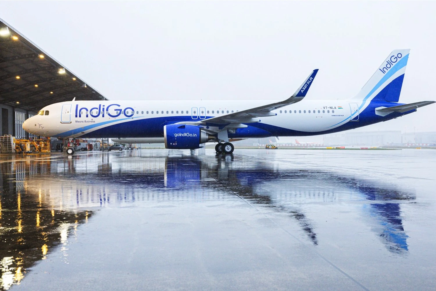 IndiGo recebe primeiro Airbus A321XLR e voará para Europa com ele