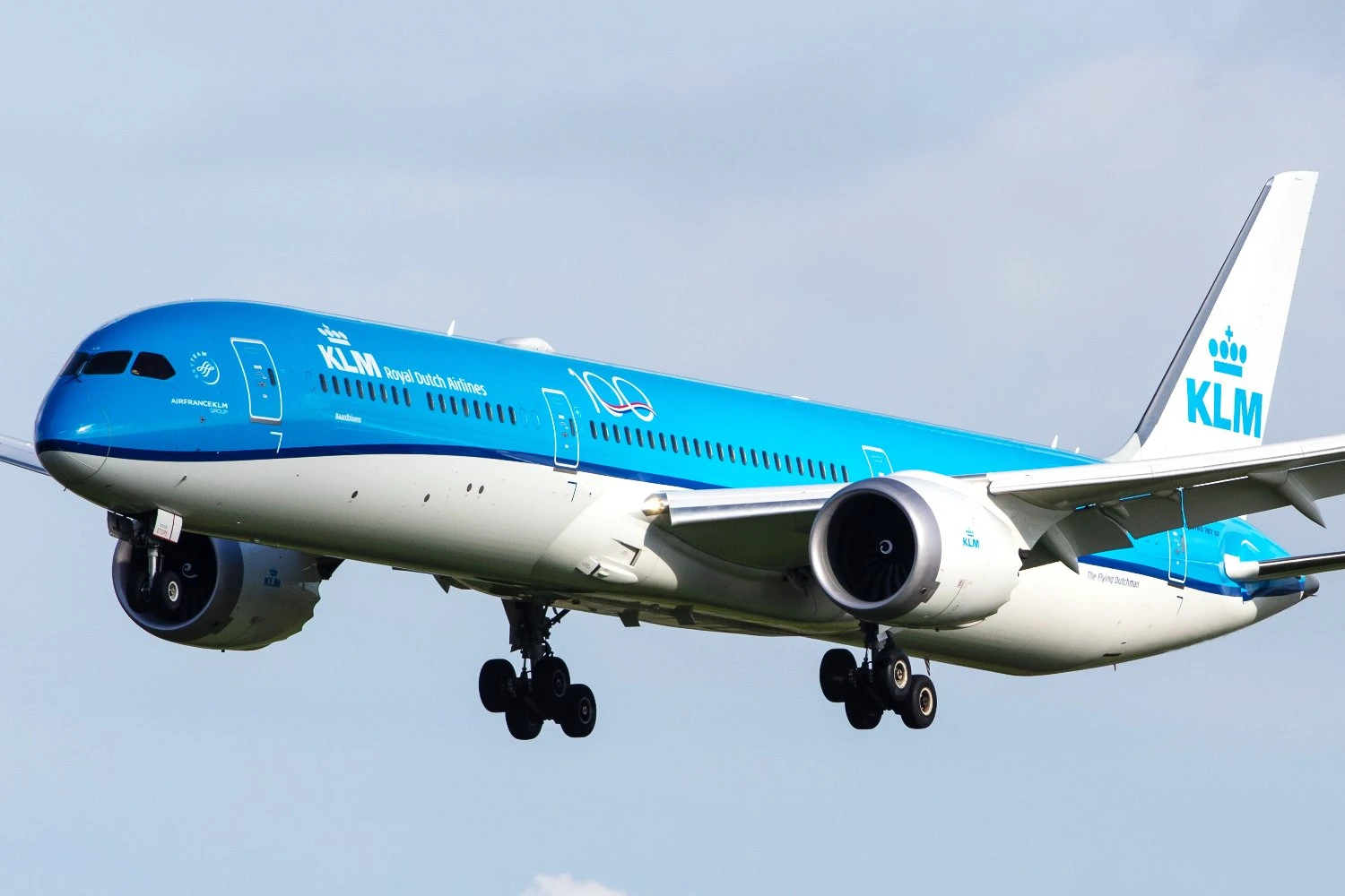 KLM utilizou um Boeing 787 com 318 assentos em voo entre Amsterdã e Londres durante interrupções de inverno
