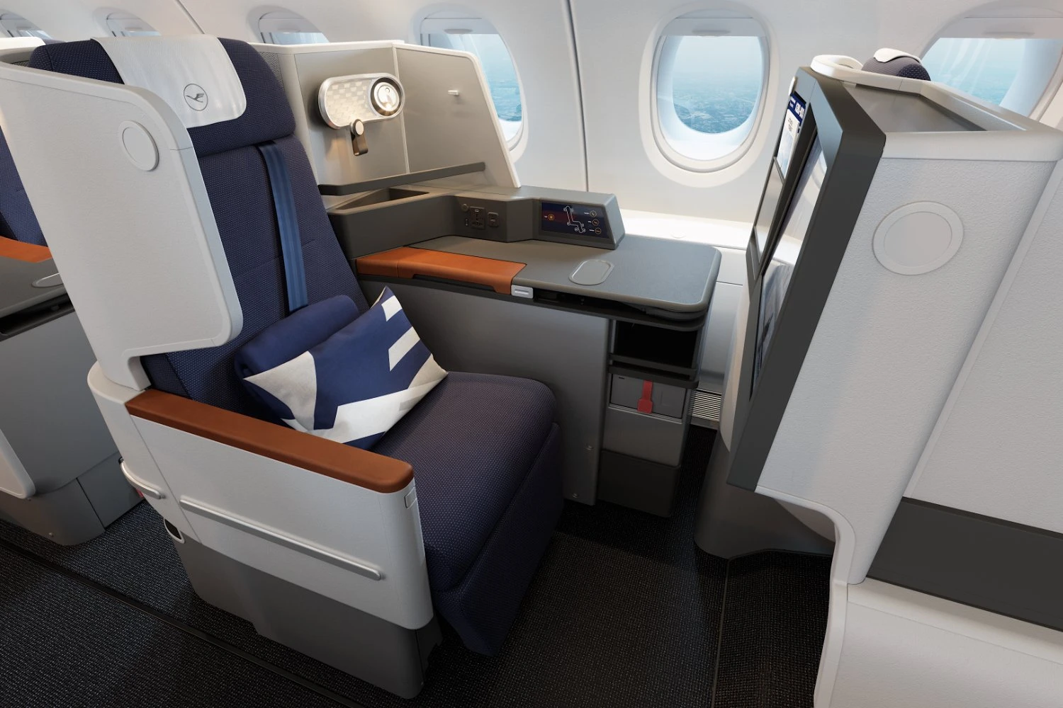 Lufthansa A380 nova classe executiva (Lufthansa)