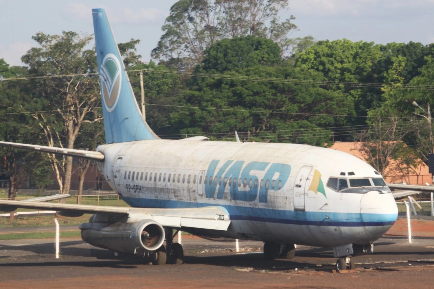 O Boeing 737-200 ex-PP-SPH em Brasília em2012 (Aeroprints)