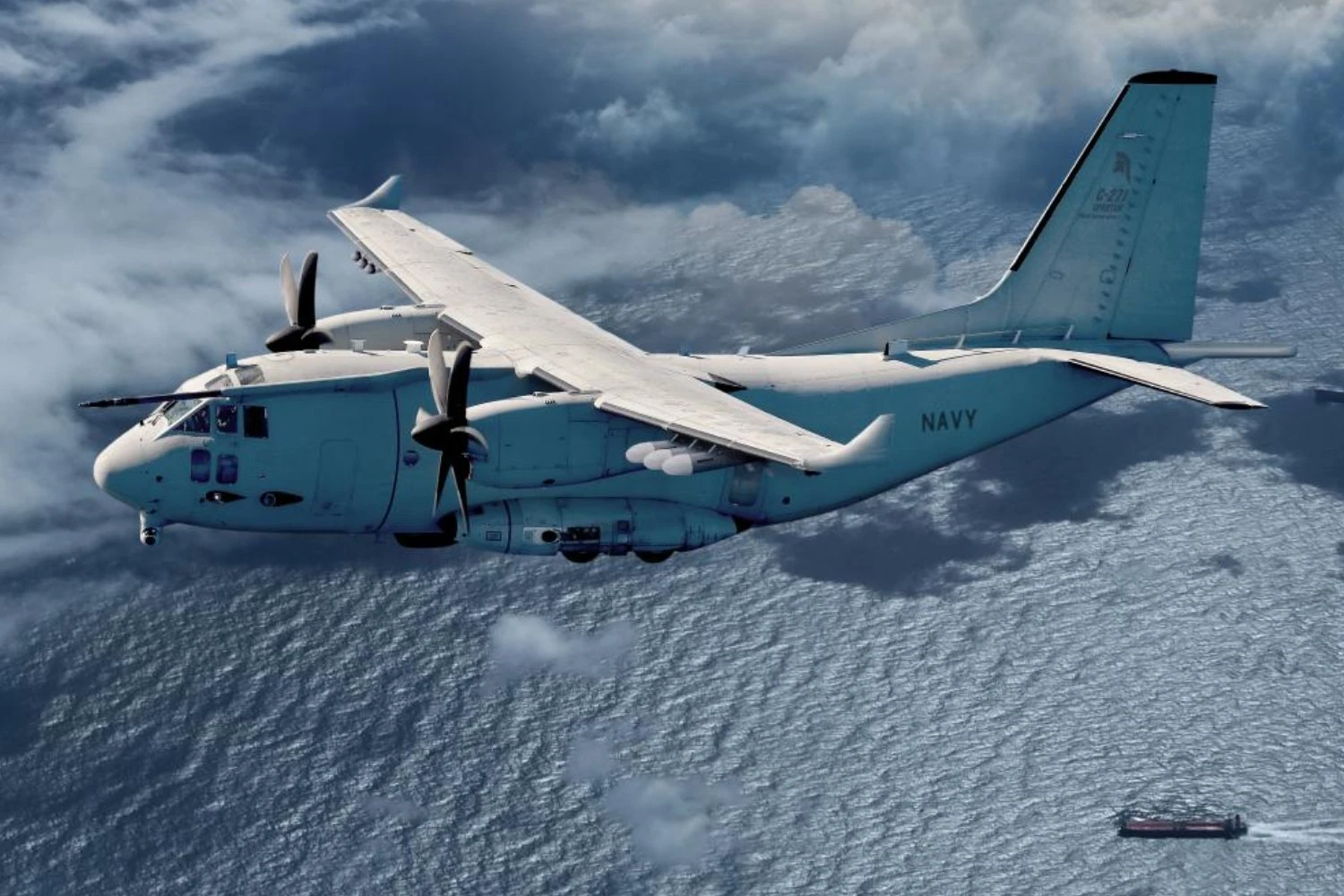 Leonardo fornecerá quatro aeronaves de patrulha marítima C-27J para a Arábia Saudita