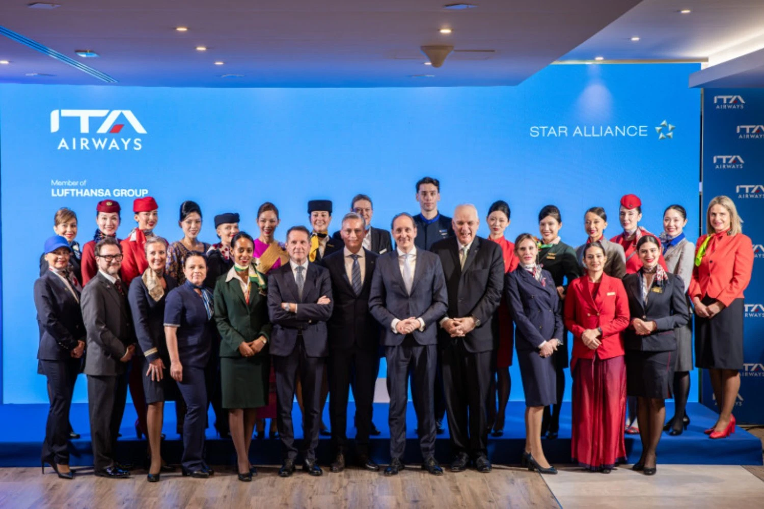 Cerimônia de aceitação da ITA Airways na Star Alliance